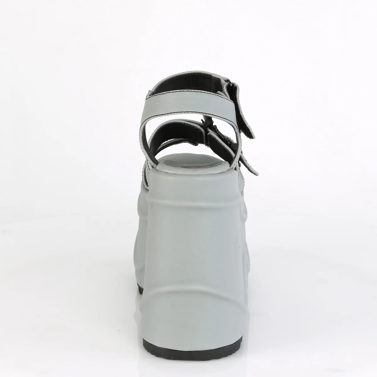 WAVE-13 Grey Reflective Vegan Leather - Image 4