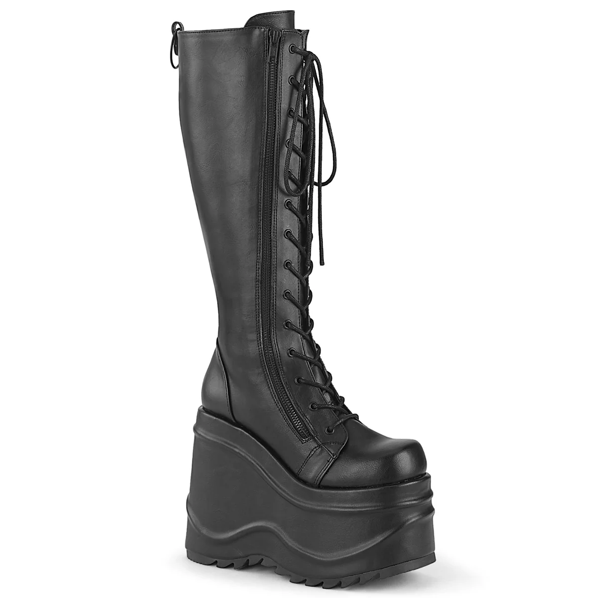WAVE-200 Black Vegan Leather