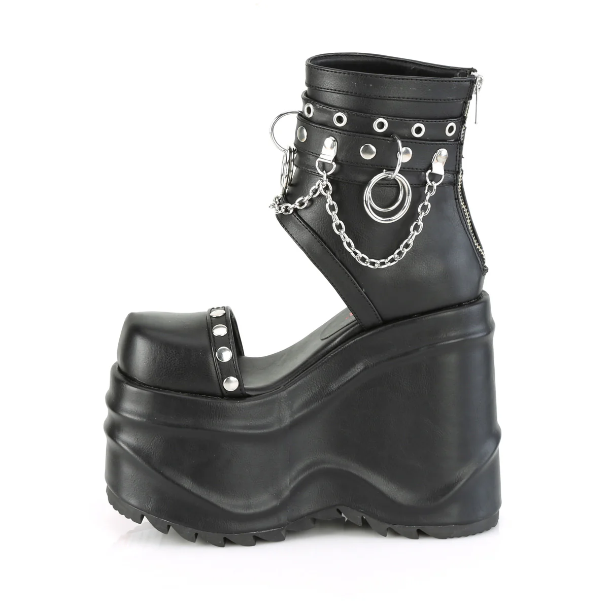 WAVE-22  Black Vegan Leather - Image 3