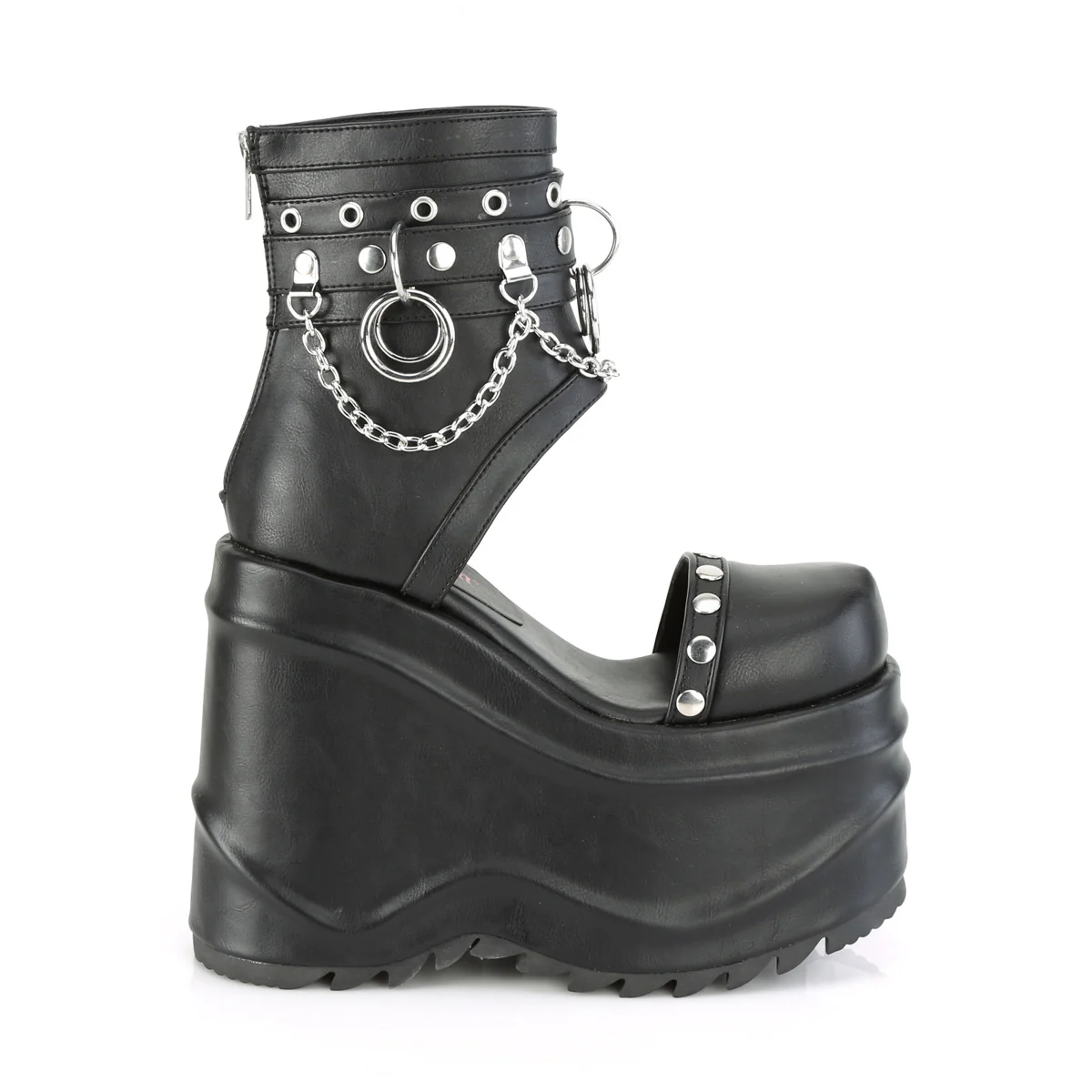 WAVE-22  Black Vegan Leather - Image 5