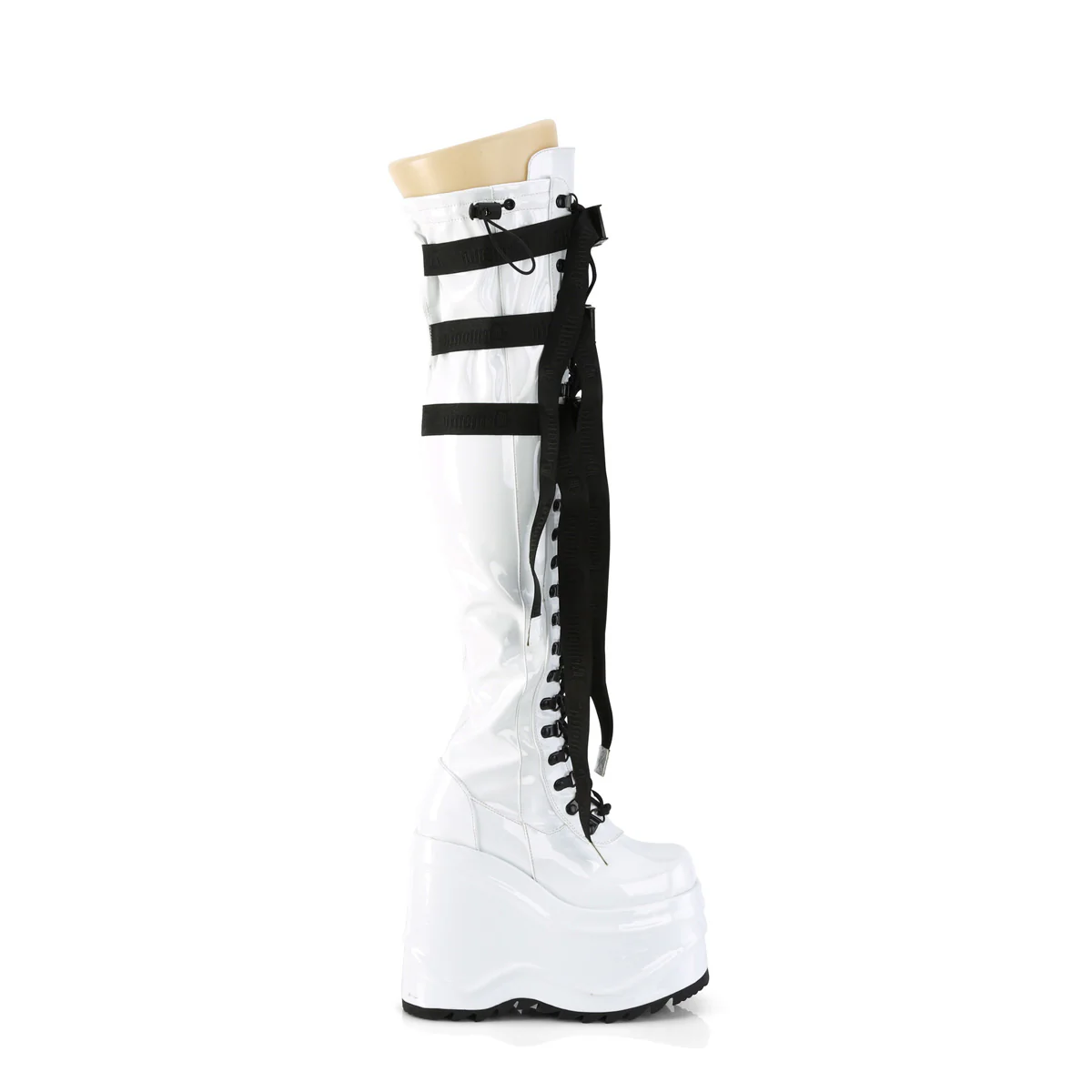 WAVE-315  White Stretch Patent - Image 5