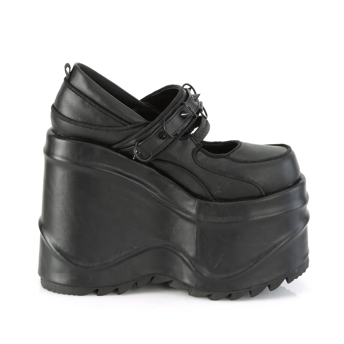WAVE-48 Black Vegan Leather - Image 5
