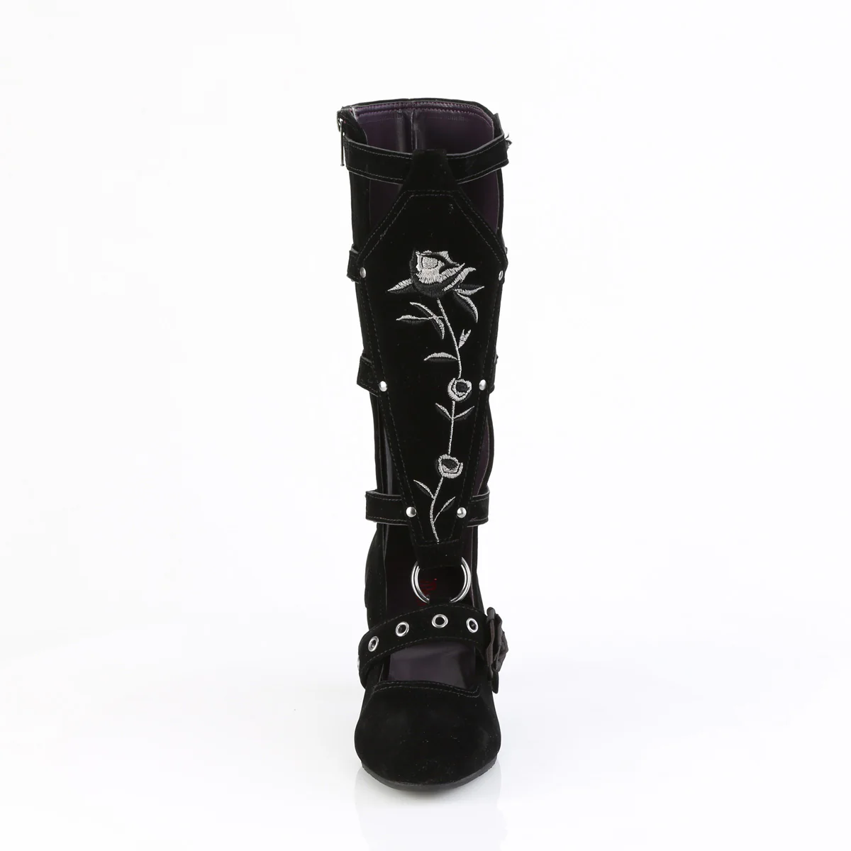 WHIMSY-118  Black Vegan Suede - Image 2