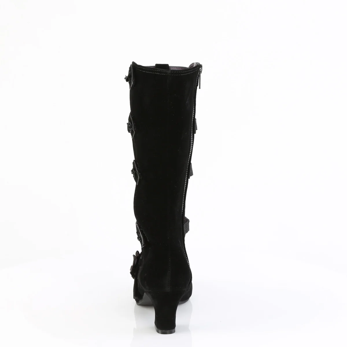 WHIMSY-118  Black Vegan Suede - Image 4