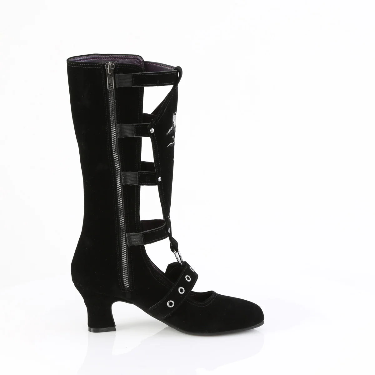 WHIMSY-118  Black Vegan Suede - Image 5