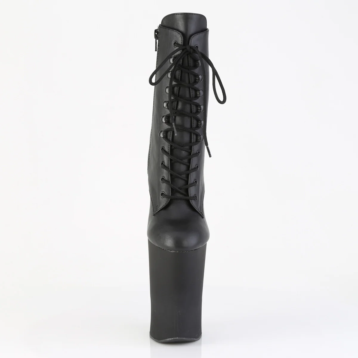 WORSHIP-1020 Black Faux Leather/Black Matte - Image 2