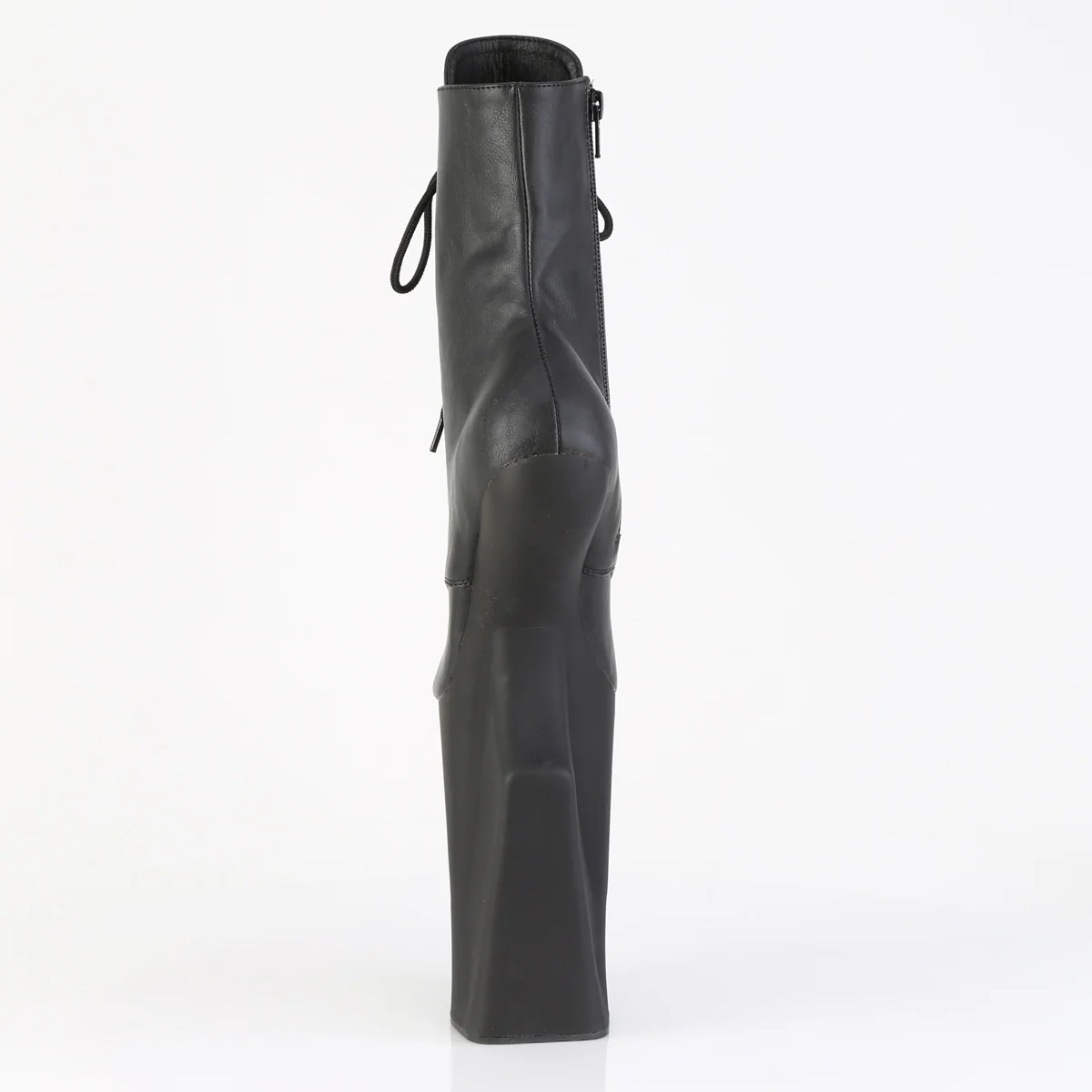 WORSHIP-1020 Black Faux Leather/Black Matte - Image 4