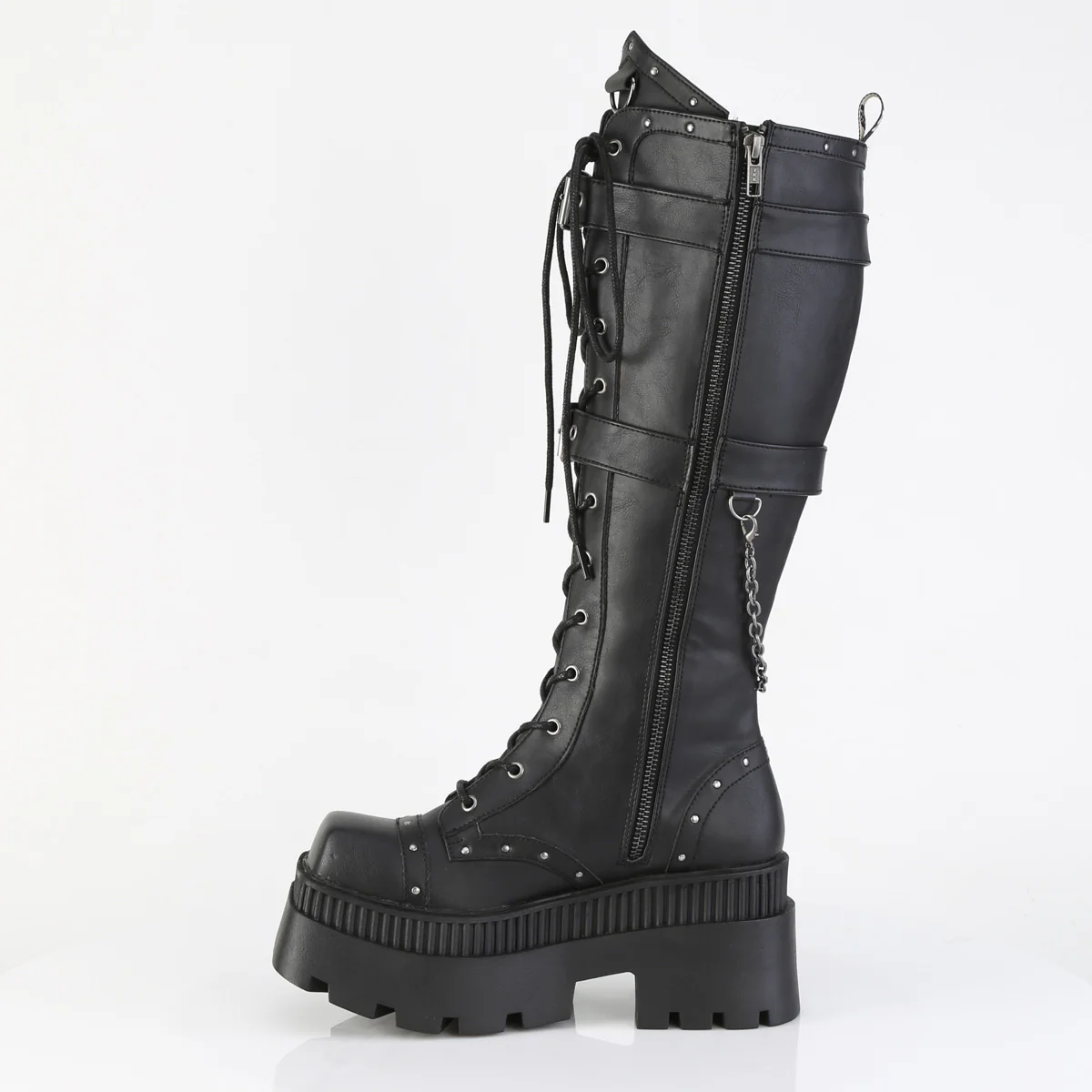 WRATH-205  Black Vegan Leather - Image 3