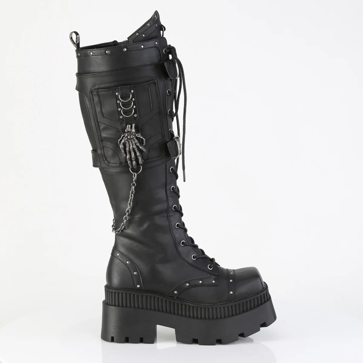 WRATH-205  Black Vegan Leather - Image 5