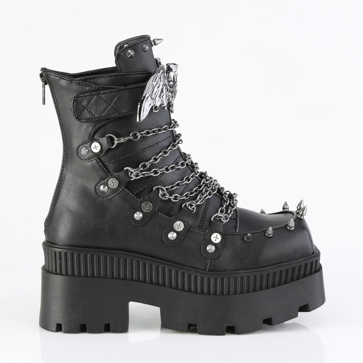 WRATH-55 Black Vegan Leather - Image 5