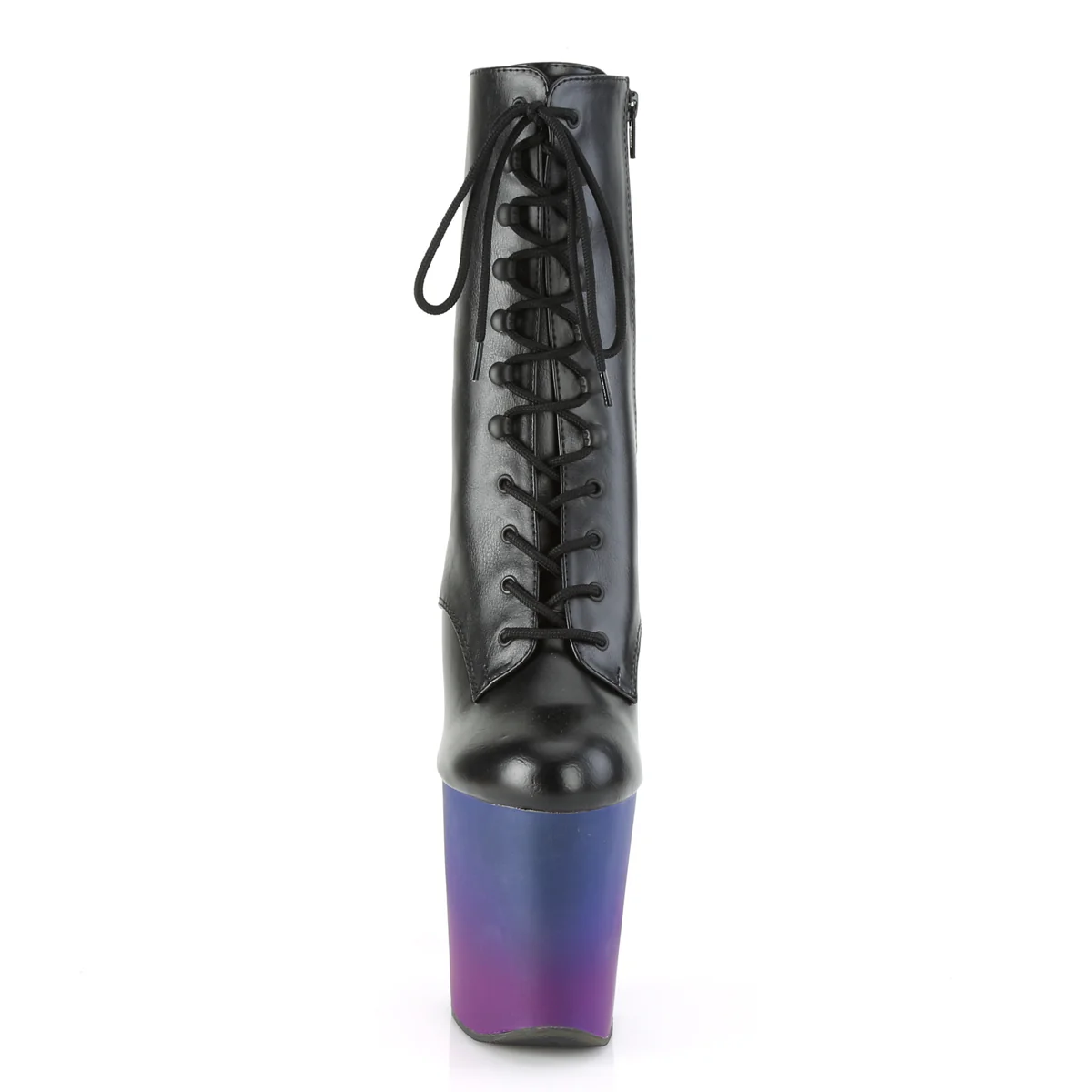 XTREME-1020BP  Black Faux Leather/Blue-Purple Ombre - Image 2