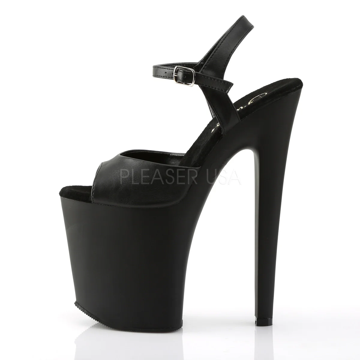 XTREME-809  Black Faux Leather/Black Matte - Image 3