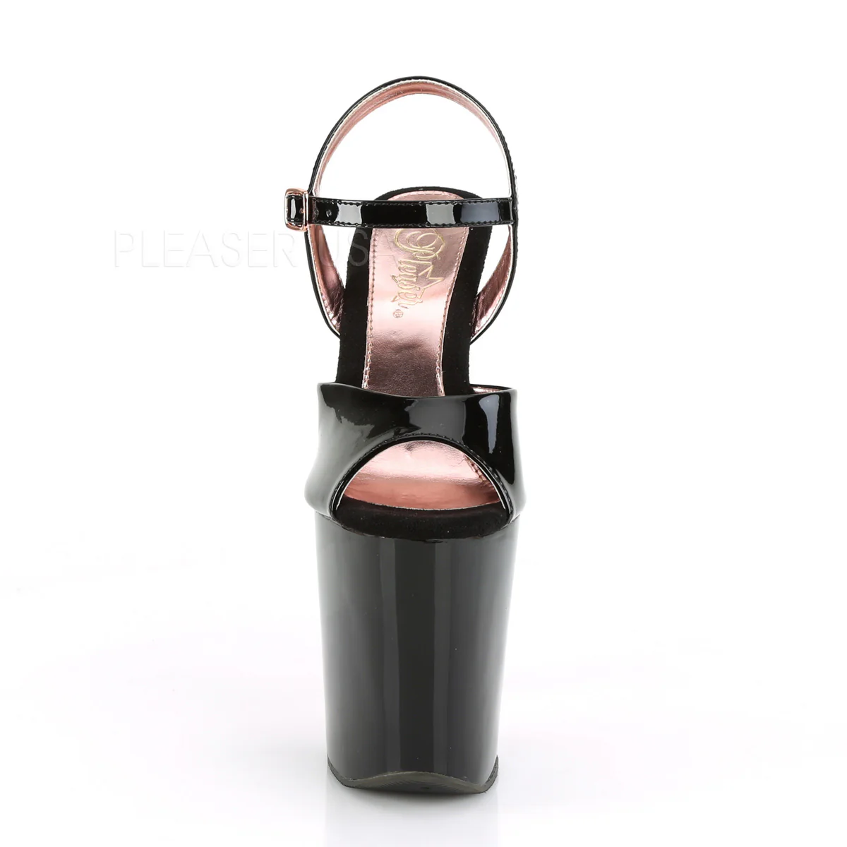 XTREME-809TT Black Patent/Black-Rose Gold Chrome - Image 2