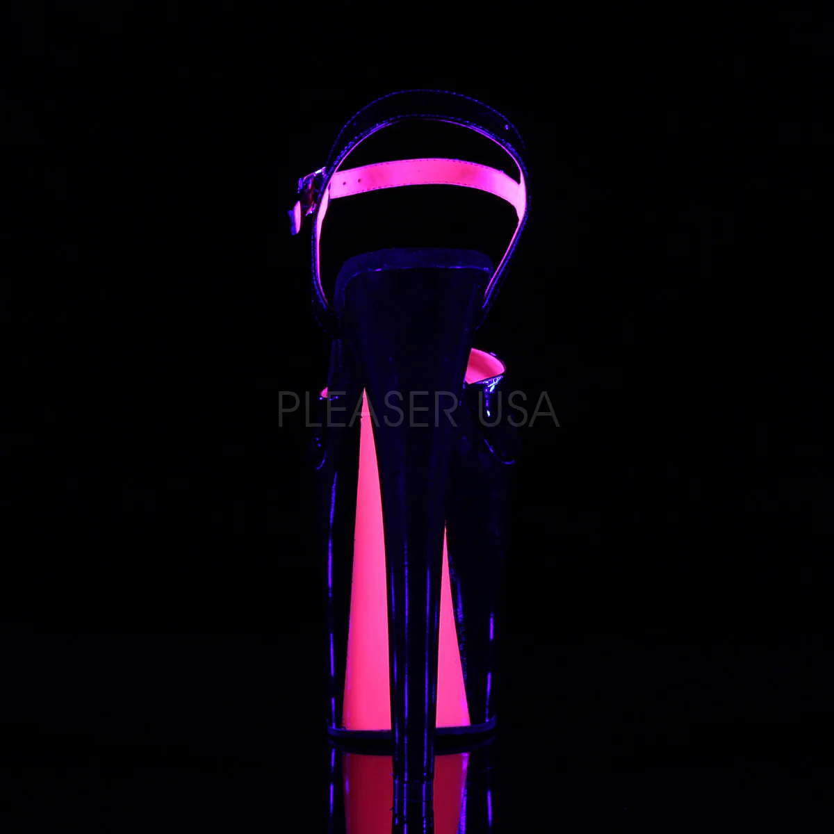 XTREME-809TT  Black Patent-Neon Hot Pink/Black - Image 4