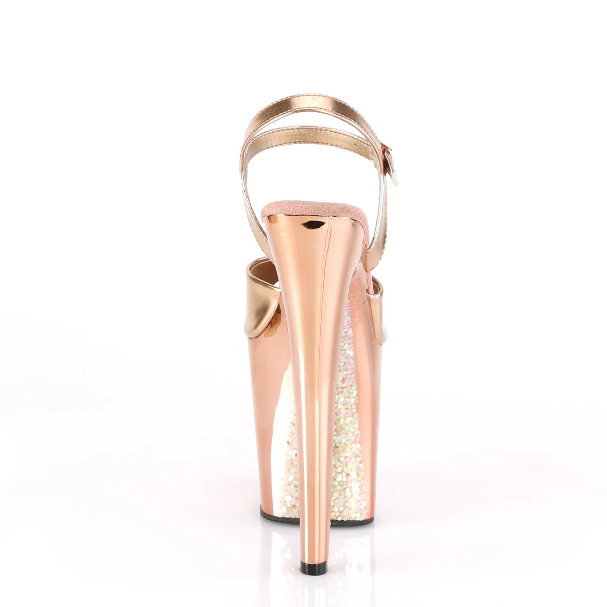 XTREME-809TTG  Rose Gold Metallic Pu/Rose Gold Chrome-Glitter - Image 4