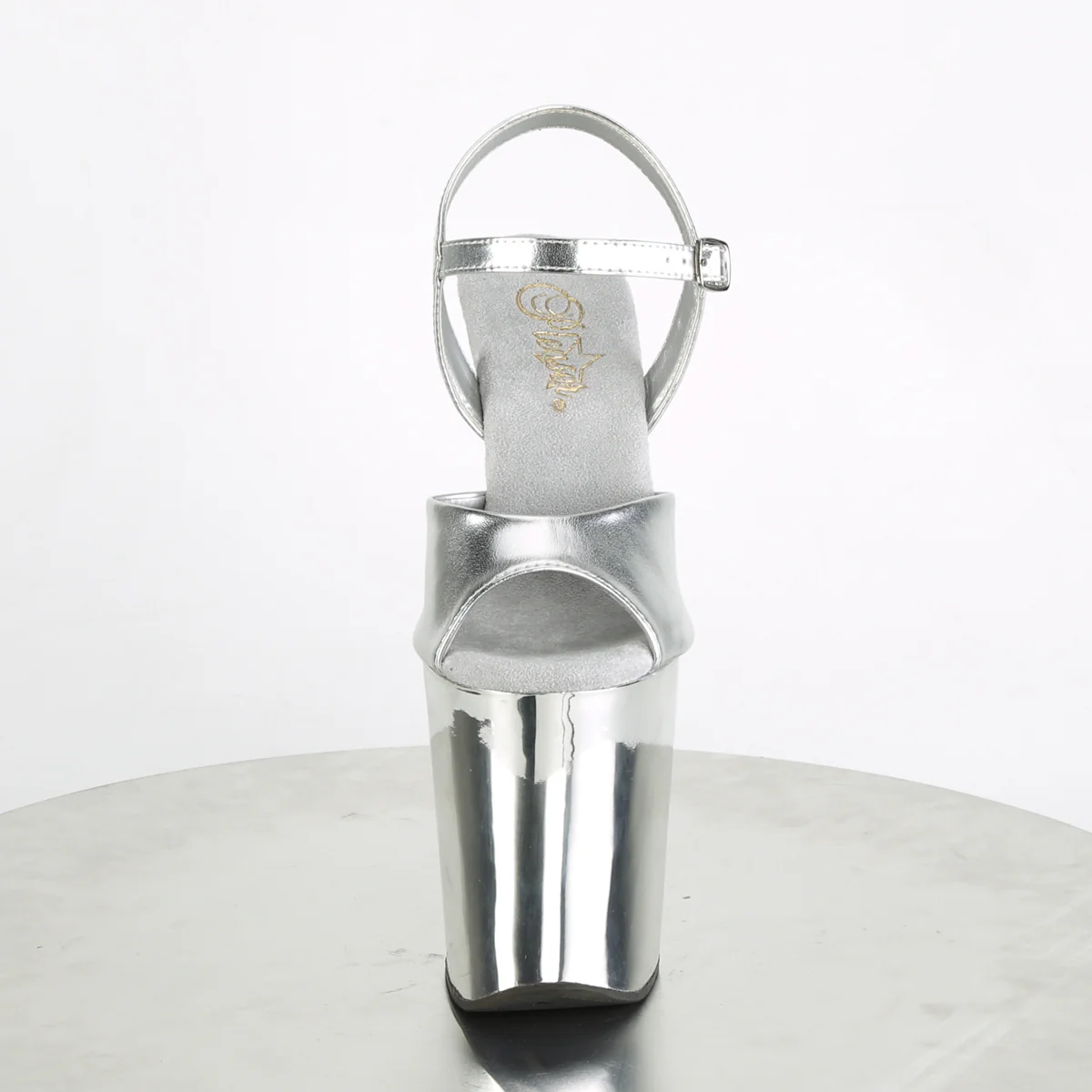 XTREME-809TTG  Silver Metallic Pu/Silver Chrome-Glitter - Image 2